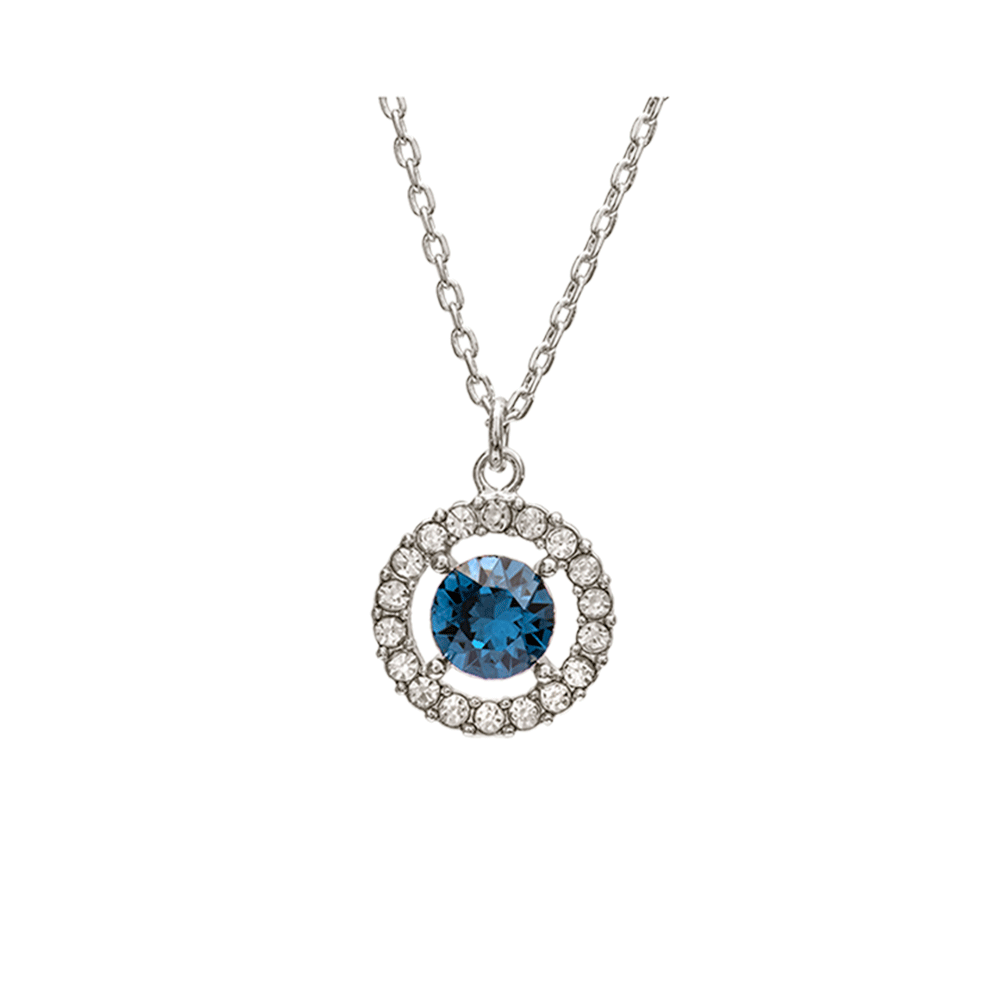 Miss Miranda necklace - Silver blue