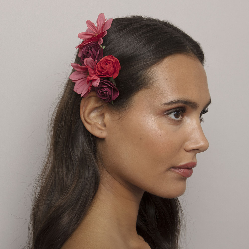 Petite Rosie hairpiece- Scarlet