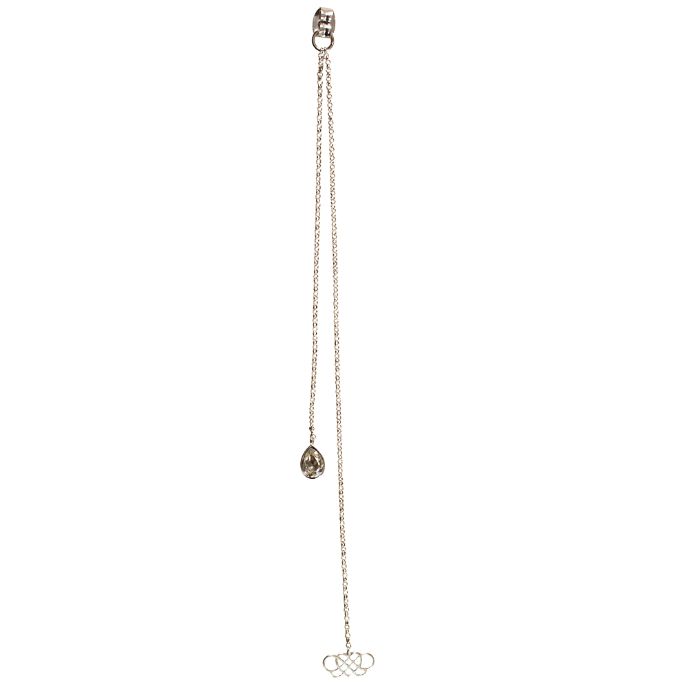 Logo chain drop - Crystal