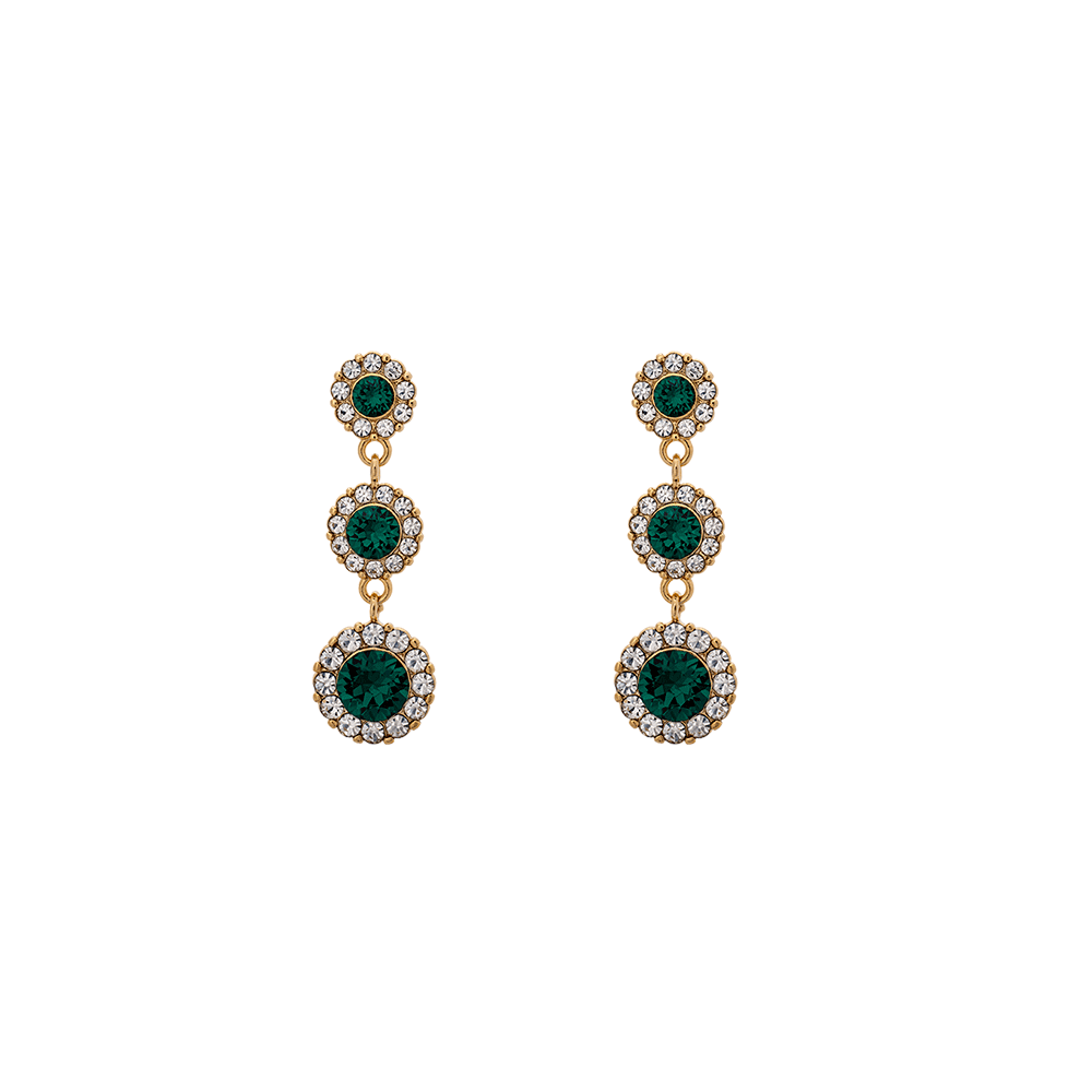 Petite Sienna earrings - Emerald