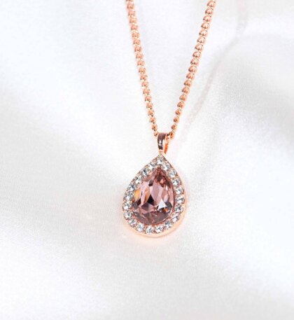 Miss Amy necklace - Vintage rose