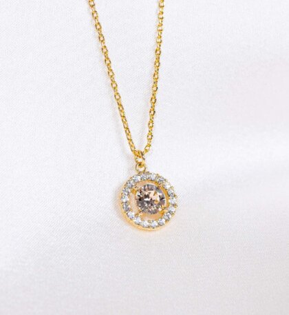 Miss Miranda necklace - Light silk