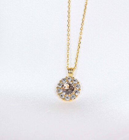 Sofia necklace - Light silk