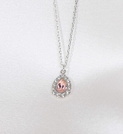 Amelie necklace - Vintage rose