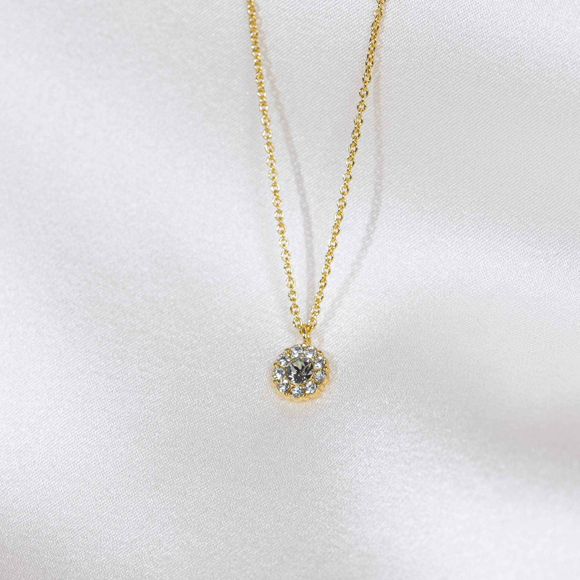 Petite Miss Sofia necklace - Black diamond