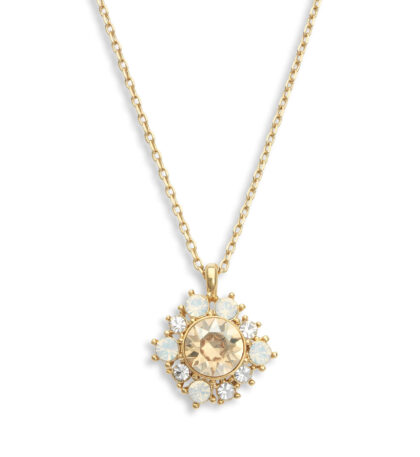 Petite Antoinette bow bracelet - Crystal (Gold)