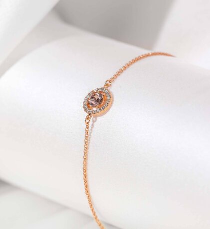 Miss Miranda bracelet - Vintage rose (Rose gold)