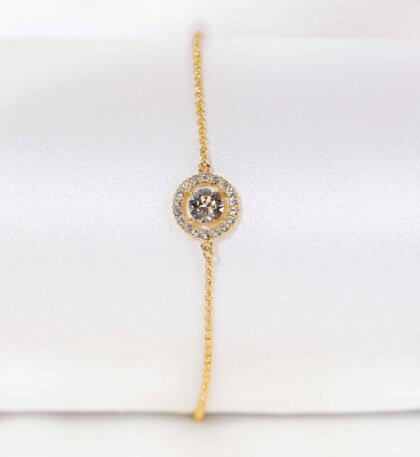 Miss Miranda bracelet - Light silk