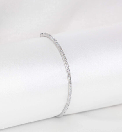 Kennedy bracelet - Crystal (Silver)
