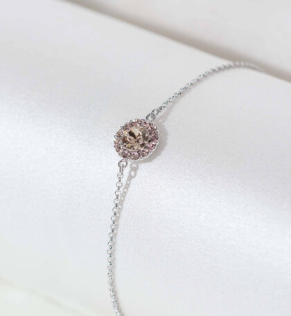 Celeste bracelet - Light silk