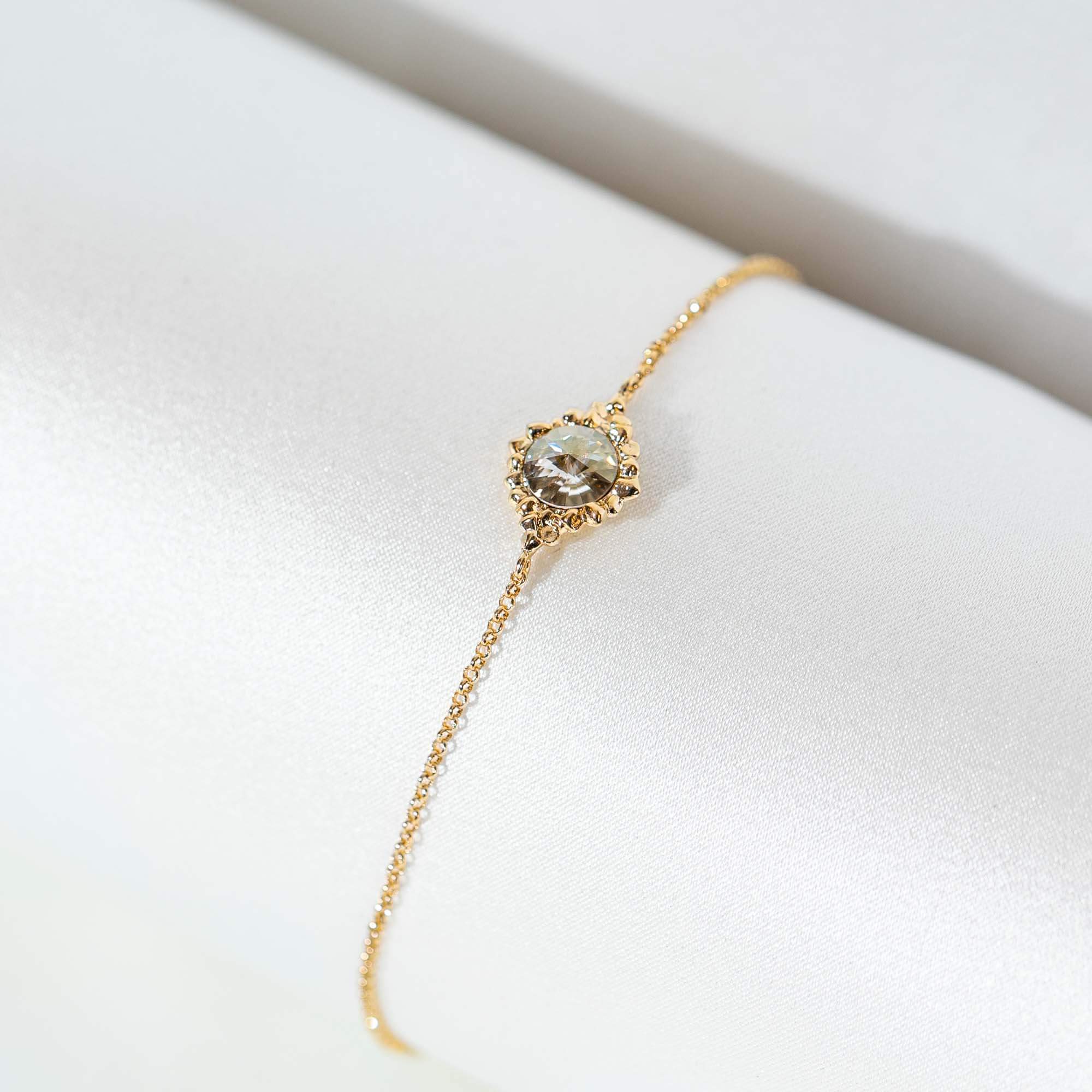 Miss Bonnie bracelet - Crystal (Gold)