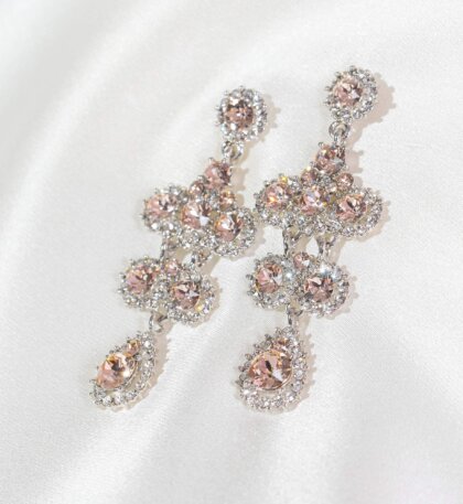 Miss Kate earrings - Silk (Silver)
