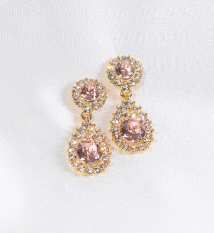 Sofia earrings - Champagne