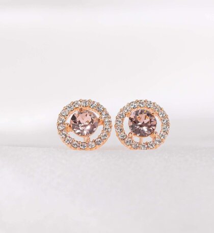 Miss Miranda earrings - Vintage rose (Rose gold)