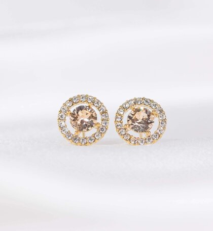 Miss Miranda earrings - Light silk