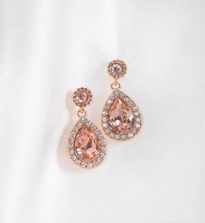 Miss Amy earrings - Vintage rose