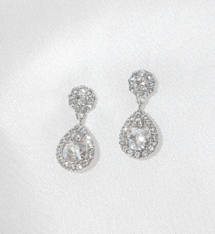 Petite Sofia earrings - Crystal