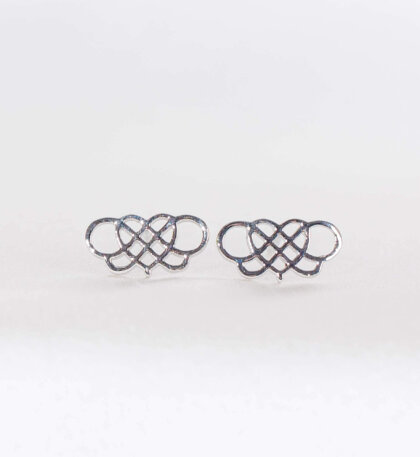 Lily signature earrings - Silver