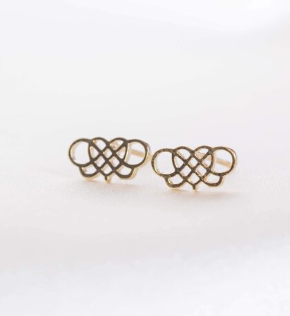 Lily signature earrings - Gold