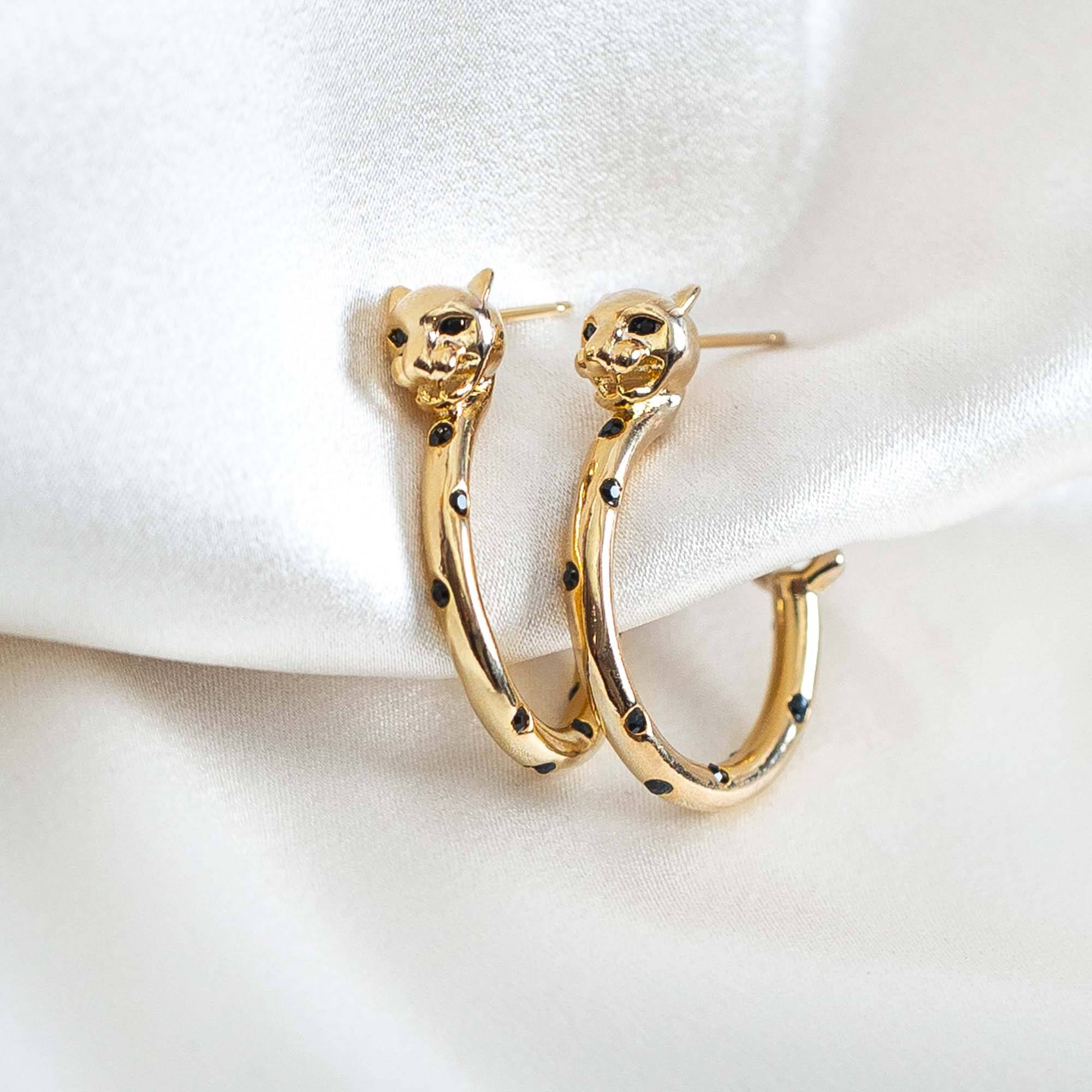 Petite Sheba hoops earrings - Gold