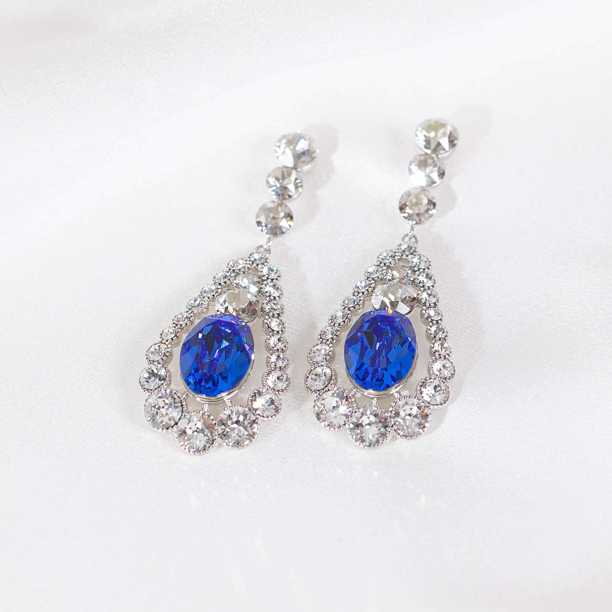 Elizabeth earrings - Sapphire
