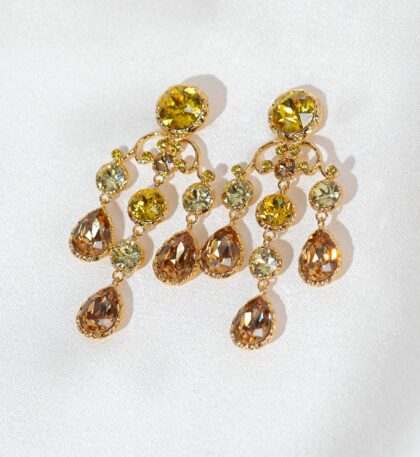 Victoria earrings - Honeygold