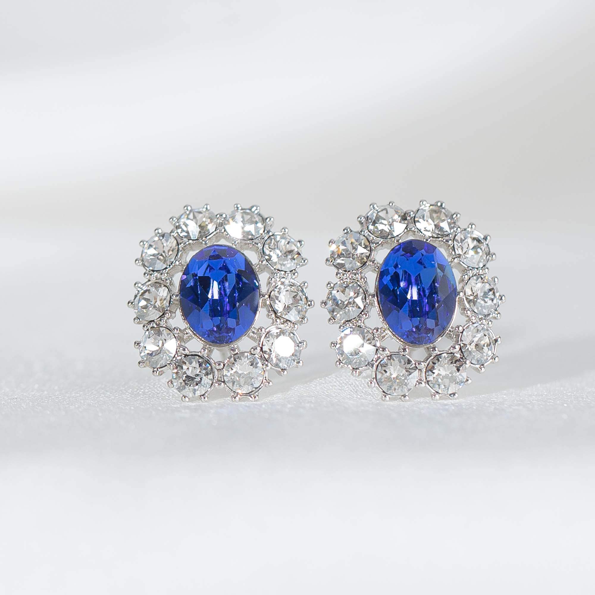Miss Elizabeth earrings - Sapphire
