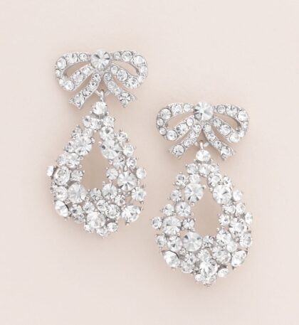 Petite Alice bow earrings - Crystal 2048x2048