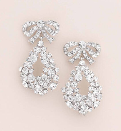Petite Alice bow earrings - Crystal 1000x1000